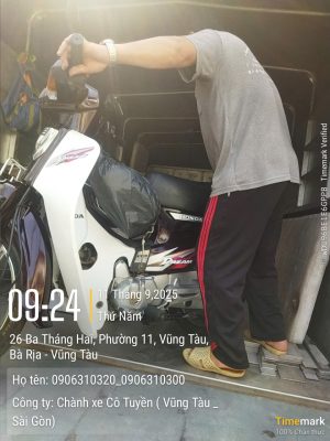 Chành xe gửi xe máy đi Phường Cái Vồn - Đông Thành - Xã Mỹ Thuận Vĩnh Long